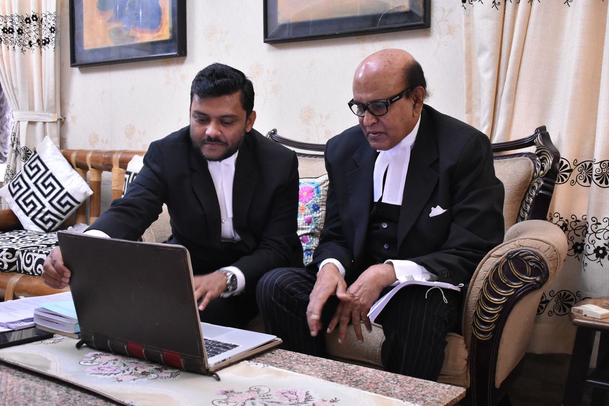 Virtual Court hearing with Khandkar Mahbub Hossain Sir