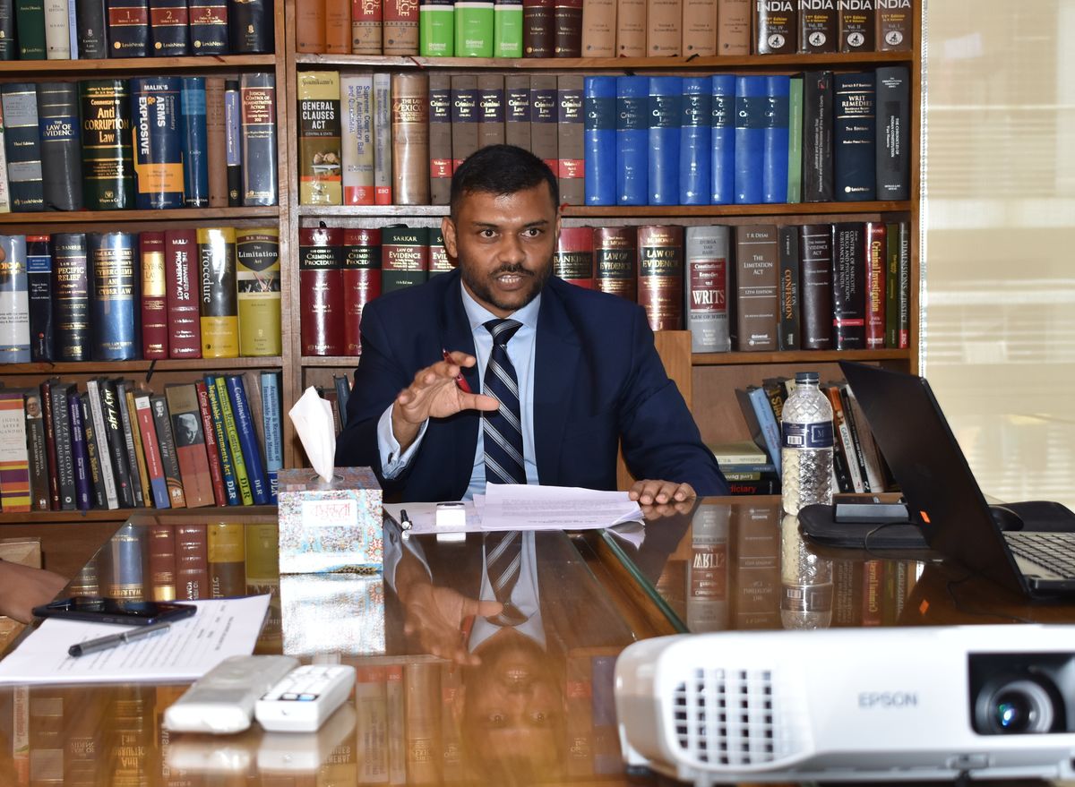 Conducting legal discussion @ my chamber, Law Lab